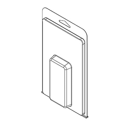 Visipak Thermoform-CLAMSHELL-#413-8.250-4.938-3.938-1.813-0.563-0.015-CLEAR, 300PK 413TF